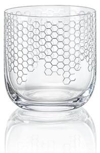 Crystalex - Bohemia Crystal Sklenice na nealko Uma Honeycomb 330 ml, 6 ks