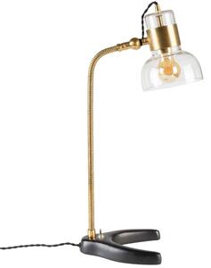 Mosazná kovová stolní lampa DUTCHBONE NEVILLE