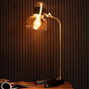 Mosazná kovová stolní lampa DUTCHBONE NEVILLE