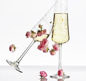 Crystalex - Bohemia Crystal Sklenice na šampaňské Xtra 210 ml Love, 2 ks