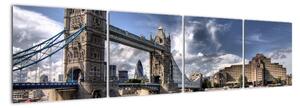 Moderní obraz města - Londýn (160x40cm)