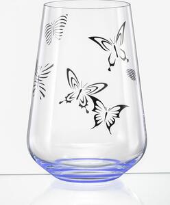 Crystalex - Bohemia Crystal Sklenice na nealko Sandra Butterfly 380 ml, 6 ks (mix barev)