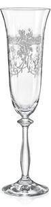 Crystalex - Bohemia Crystal Sklenice na šampaňské Angela panto 190 ml, 6 ks
