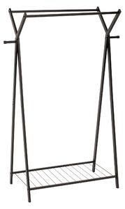 Dvojitý kovový věšák na oblečení METTY, 98 x 43,5 x 145 cm