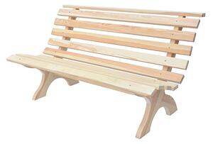 Retro Lavice dřevěná 150 cm, přírodní ROJAPLAST 246150