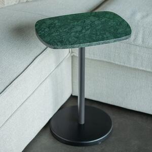 Hoorns Zelený mramorový odkládací stolek Foana 40 x 28 cm