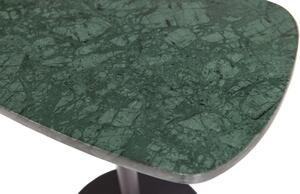 Hoorns Zelený mramorový odkládací stolek Foana 40 x 28 cm
