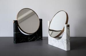 Bílé mramorové kosmetické zrcadlo MENU PEPE