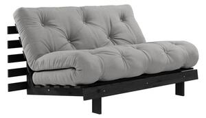 Šedá rozkládací pohovka 140 cm Roots Black Night – Karup Design