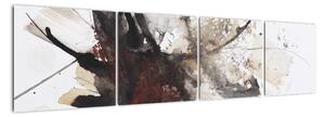 Abstrakce - obrazy do obýváku (160x40cm)