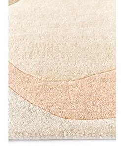 Ručně tkaný vlněný koberec s abstraktním vzorem Luke