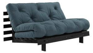 Rozkládací pohovka v petrolejové barvě 140 cm Roots Black Night – Karup Design