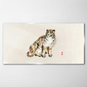 Obraz na skle Obraz na skle Zvířata Cat Tiger