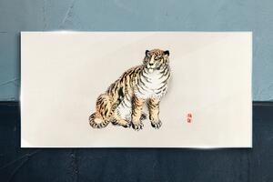 Obraz na skle Obraz na skle Zvířata Cat Tiger