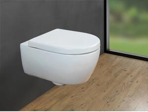 Záchodové prkénko s automatickým zavíráním 35,5 x 46 cm Exclusive No. 9 – Wenko