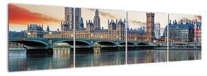 Obraz Londýna, Big ben (160x40cm)