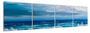 Obraz písečné pláže (160x40cm)