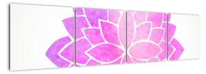 Obraz: růžová mandala (160x40cm)