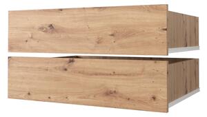 Sada 2 ks zásuvek – Dub Artisan | pro šatní skříně LUX 110–200 cm