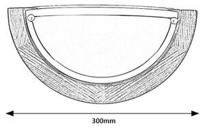 Brilagi - Nástěnné svítidlo ORBIS 1xE27/60W/230V 30 cm borovice