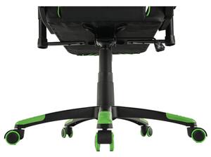Tempo Kondela Herní židle Bilgi, černá/zelená