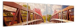 Cesta přes most - obraz (160x40cm)