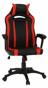 Tempo Kondela Herní židle Agena, černá/červená