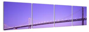 Obraz dlouhého mostu (160x40cm)