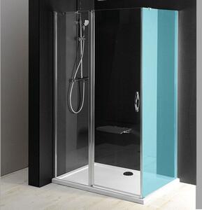 GELCO - ONE sprchové dveře s pevnou částí 900 mm, čiré sklo GO4890