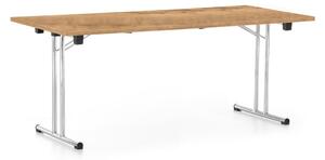 Skládací stůl 180 x 80 cm, dub zlatý