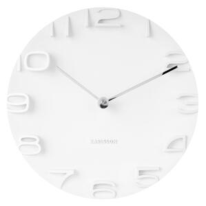 NÁSTĚNNÉ HODINY bílá 42/42/5 cm Karlsson - Nástěnné hodiny, Online Only