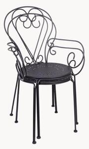 Zahradní židle s područkami Etienne, 2 ks