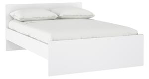 Bílá dvoulůžková postel 140x190 cm Naia – Tvilum