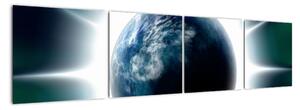 Moderní obraz zeměkoule (160x40cm)