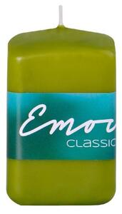 Emocio Classic hranol 50x80 sv. olivová svíčka
