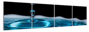 Obraz kapky vody (160x40cm)