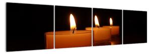 Obraz svíček (160x40cm)