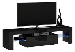 AMI nábytek TV stolek DECORA šířka 140 Černá Lesk
