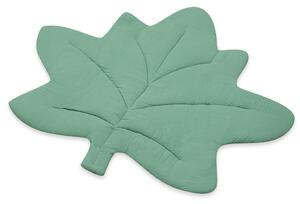 NEW BABY Mušelínová hrací deka Maple Leaf mint Bavlna Mušelín 107x100 cm