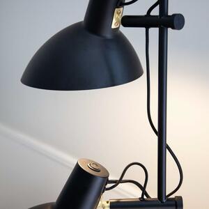 Černá kovová stojací lampa Halo Design Metropole II. 150 cm