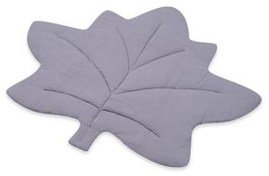 NEW BABY Mušelínová hrací deka Maple Leaf blue Bavlna Mušelín 107x100 cm