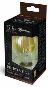 Spectrum LED LED žárovka Teplá E-27 230V 2W Edison 14077