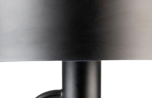 White Label Černá kovová stolní lampa WLL LANDON