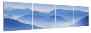 Modré hory - obrazy na stěnu (160x40cm)