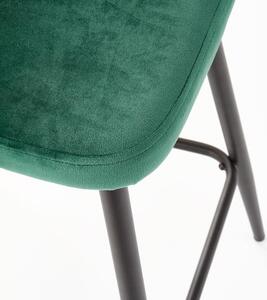 Moderní čalouněná barová židle do jídelny H-96