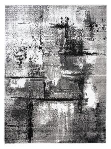 Makro Abra Kusový koberec moderní MAYA Q541D šedý bílý černý Rozměr: 250x350 cm