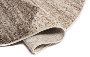 Makro Abra Kulatý koberec SARI K195B béžový Rozměr: průměr 100 cm