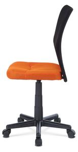 Dětská židle GRETA černo-oranžová
