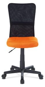 Dětská židle GRETA černo-oranžová