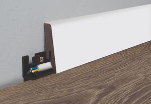 Lišta soklová Naturel bílá, MDF, délka 260 cm, L58C8485